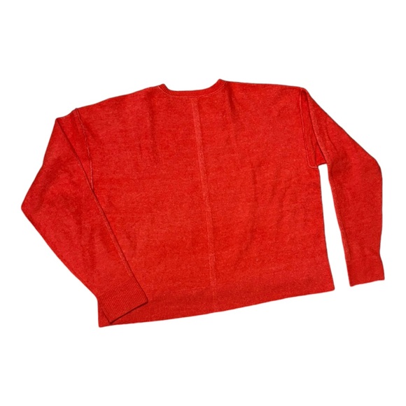 Free People Oversized Red Sweater Women’s XS New - Picture 2 of 6
